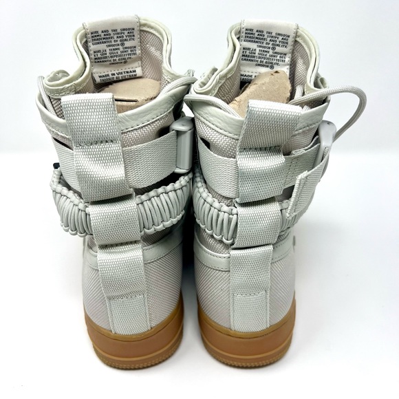 Nike SF AF1 High Tops in Light Gray with Gum Soles - Picture 4 of 14